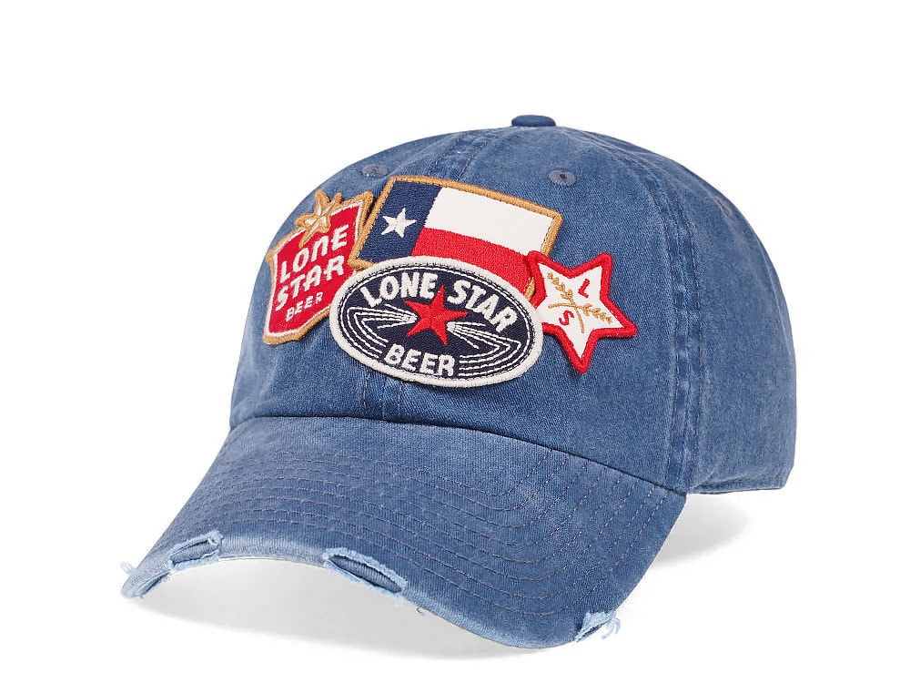 American Needle Lone Star Beer Blue Vintage Casual Strapback Casquette