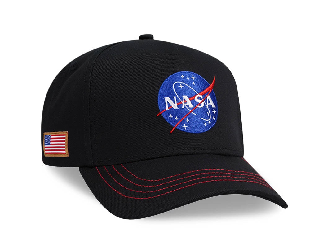 Capslab NASA Black Trucker Snapback Casquette