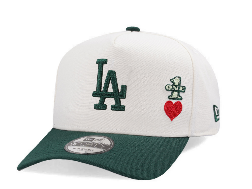 New Era Los Angeles Dodgers 40th Anniversary Dollar Chrome Two Tone Edition 9Forty A Frame Snapback Casquette