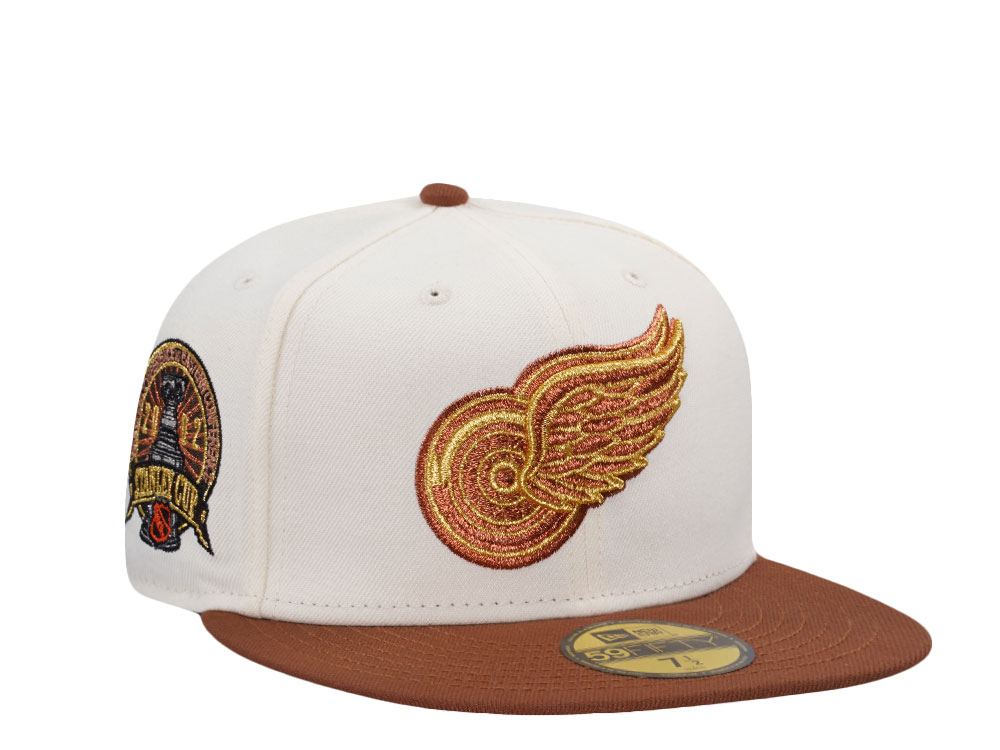 New Era Detroit Red Wings Stanley Cup 2002 Chrome Two Tone Edition 59Fifty Fitted Casquette