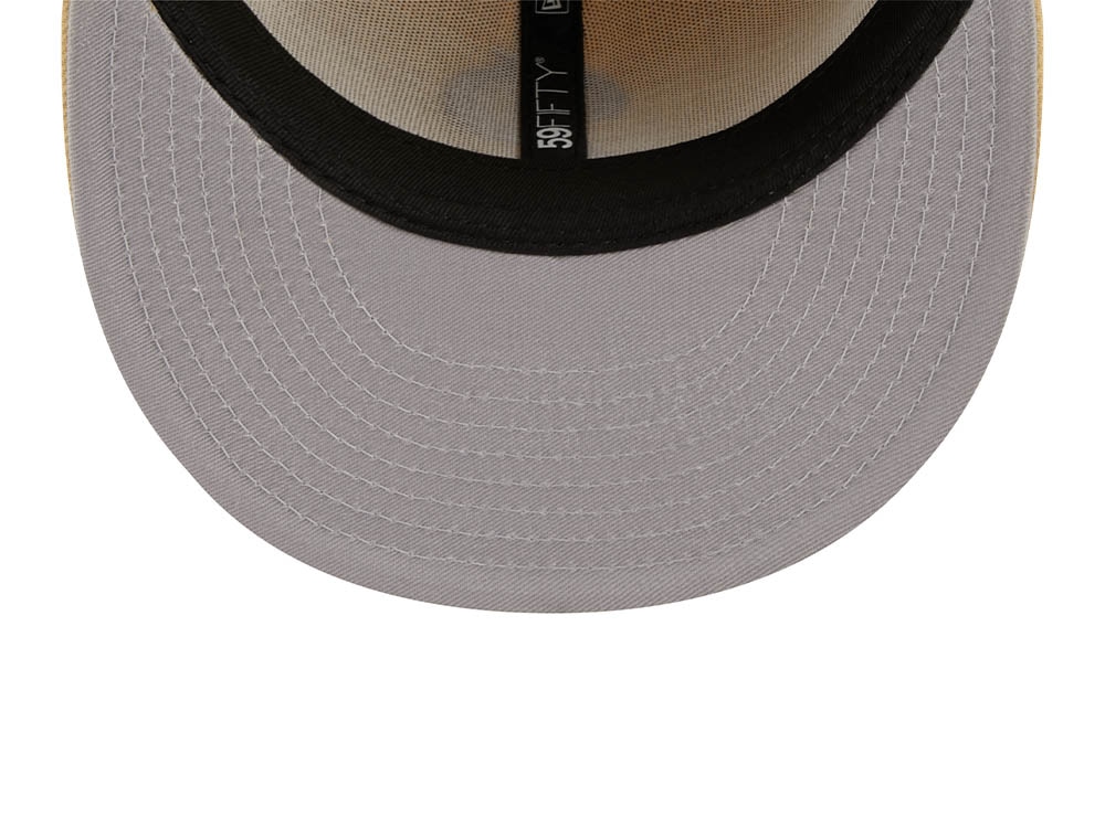 New Era Philadelphia Phillies 1950 Raffia Front Vegas Gold Edition 59Fifty Fitted Casquette