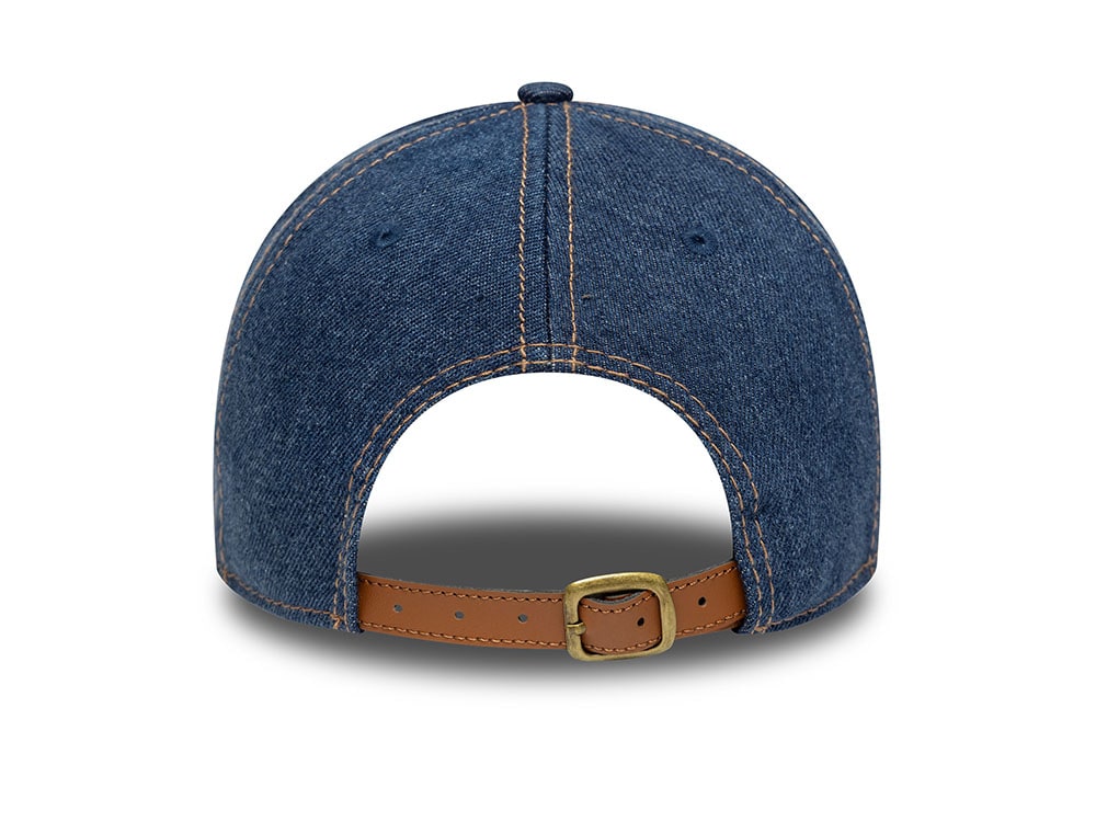 New Era New York Yankees Denim Distress Navy 9Twenty Strapback Casquette