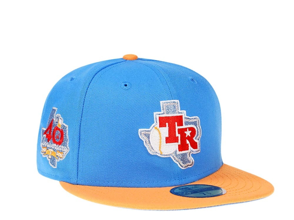 New Era Texas Rangers 40th Anniversary Ice Two Tone Prime Edition 59Fifty Fitted Casquette