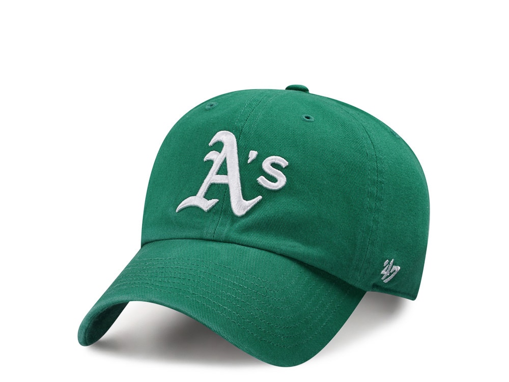 47Brand Oakland Athletics Green Clean up Strapback Casquette