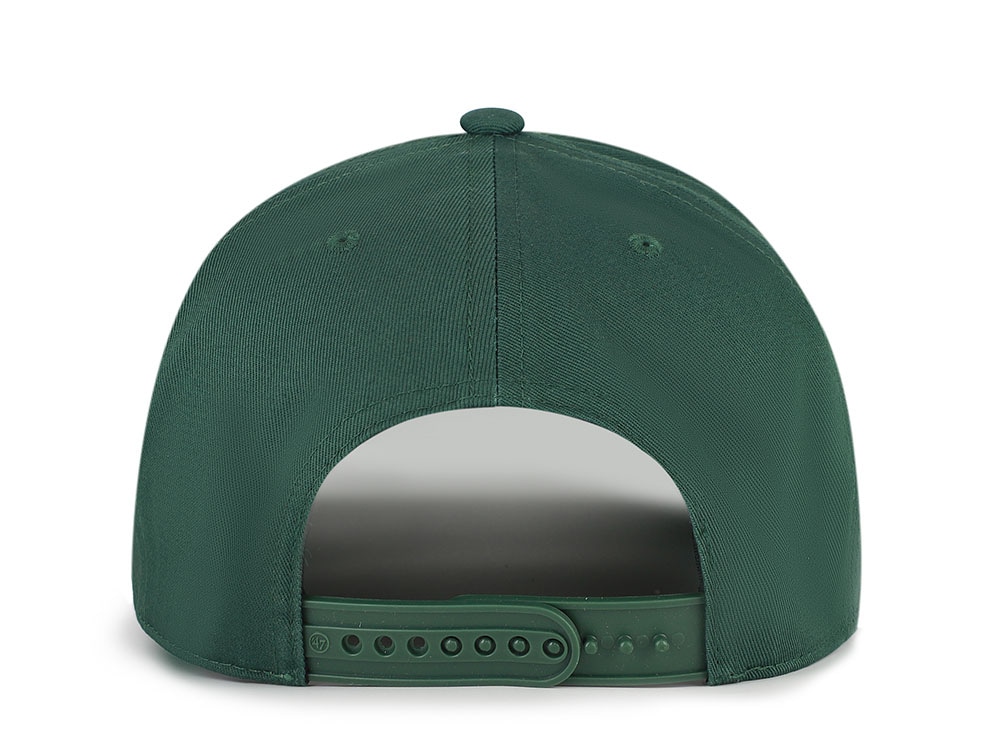 47 Brand Oakland Athletics Cooperstown Suede Visor Dark Green Hitch Snapback Casquette