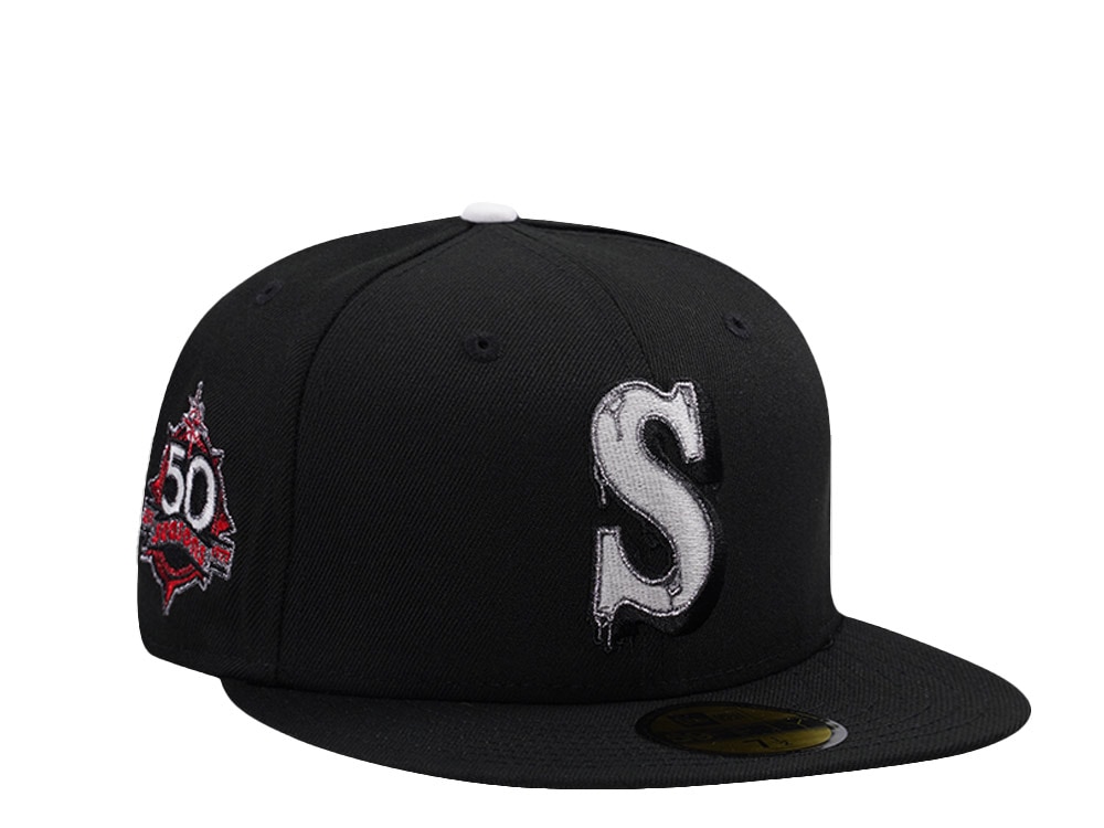 New Era Seattle Mariners 50th Anniversary Horror Edition 59Fifty Fitted Casquette