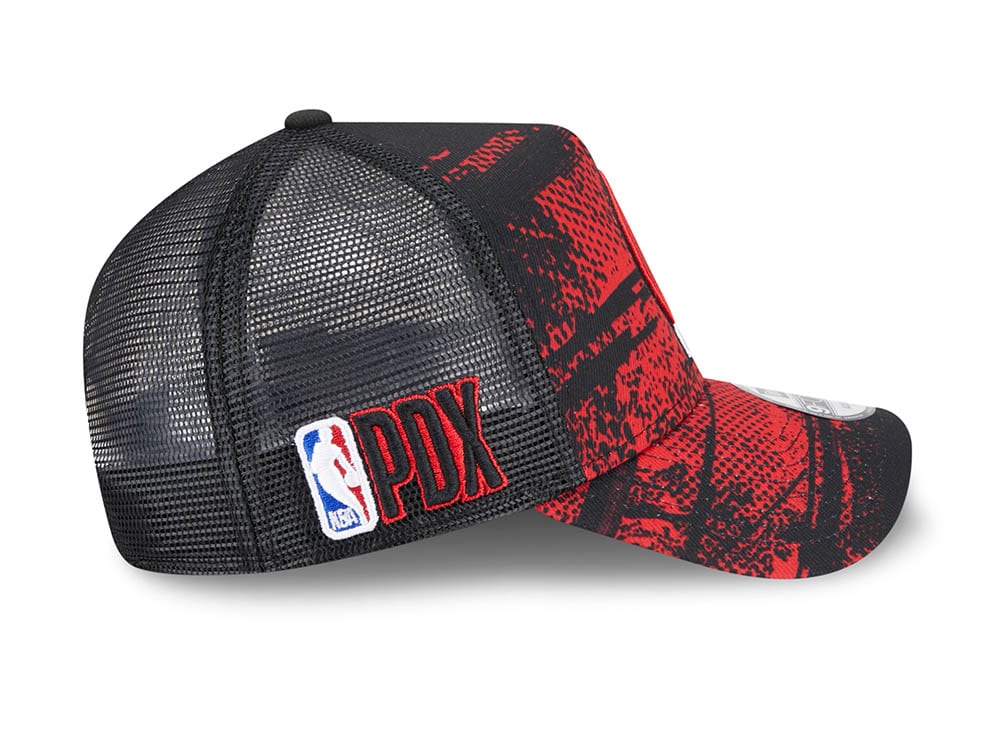 New Era Portland Trail Blazers NBA Tip Off 2024 Trucker 9Forty A Frame Snapback Casquette
