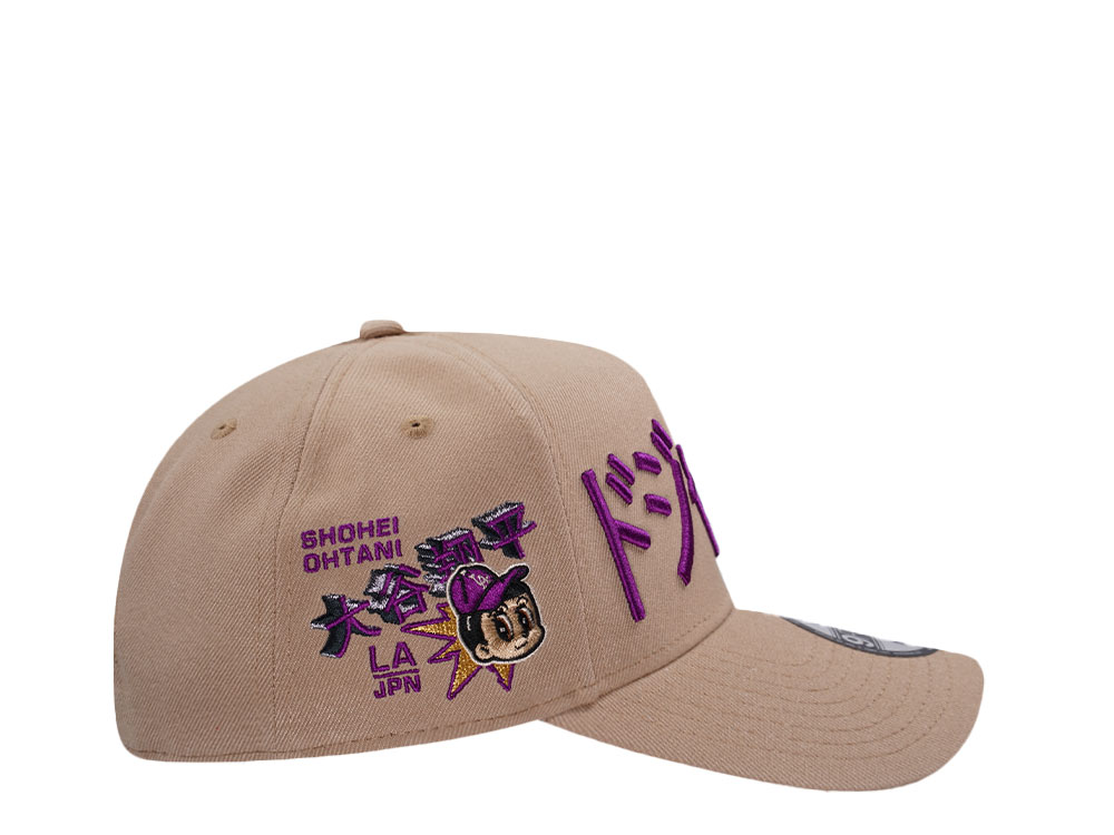 New Era Los Angeles Dodgers Ohtani Sparkling Camel Edition 9Forty A Frame Snapback Casquette