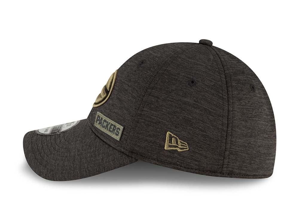 New Era Green Bay Packers Salute to Service 2020 39Thirty Stretch Casquette