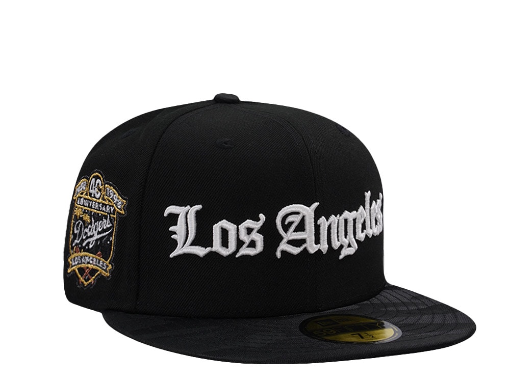 New Era Los Angeles Dodgers 40th Anniversary Black Two Tone Edition 59Fifty Fitted Casquette