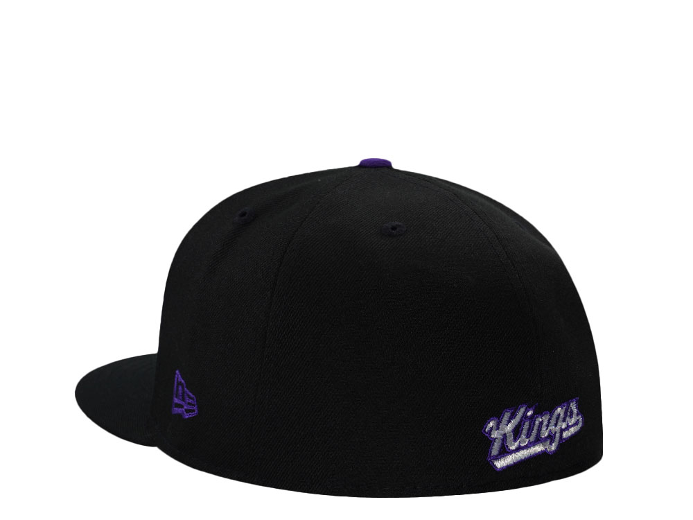 New Era Sacramento Kings 25th Anniversary Black Prime Edition 59Fifty Fitted Casquette