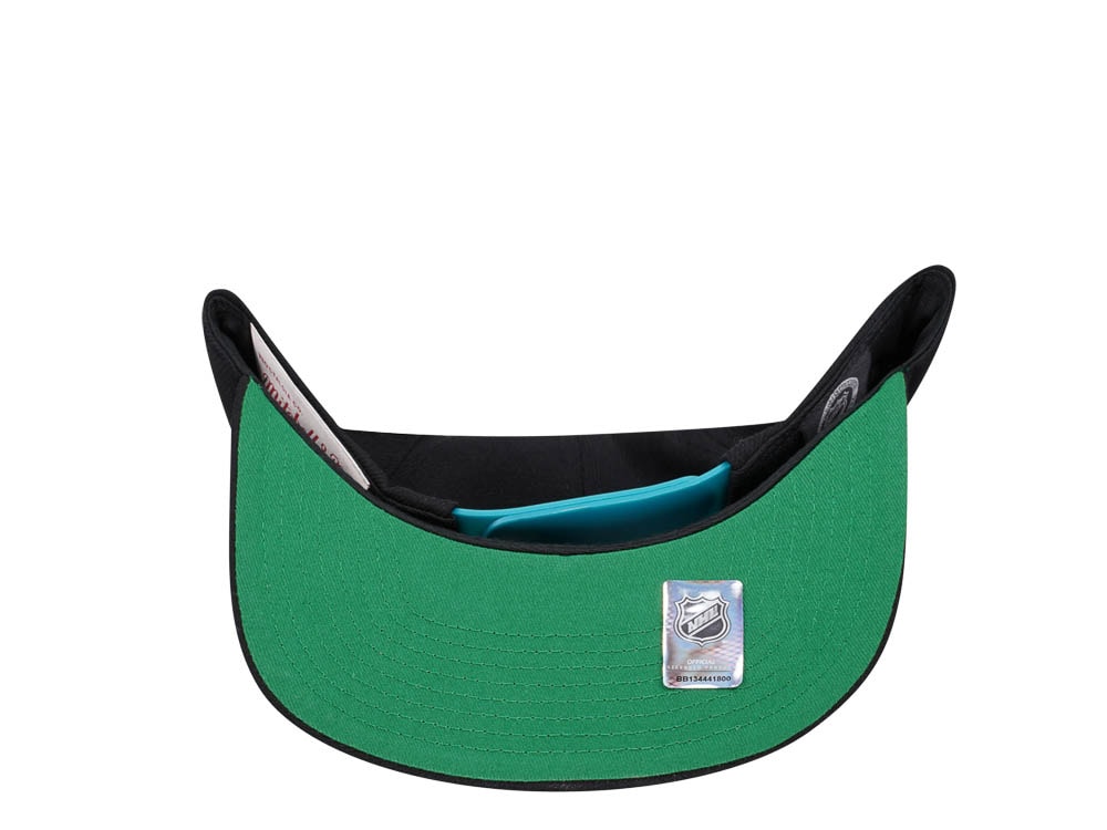 Mitchell & Ness San Jose Sharks Retro Lock Up Snapback Casquette