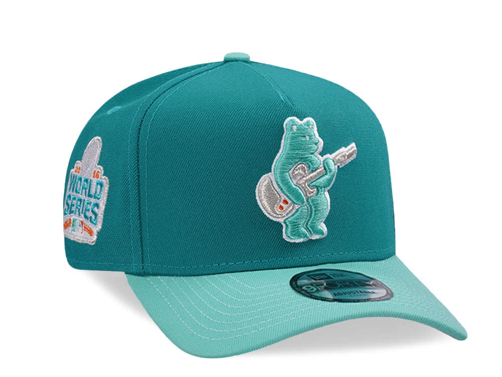 New Era Chicago Cubs World Series 2016 Mint Two Tone Edition 9Forty A Frame Snapback Casquette