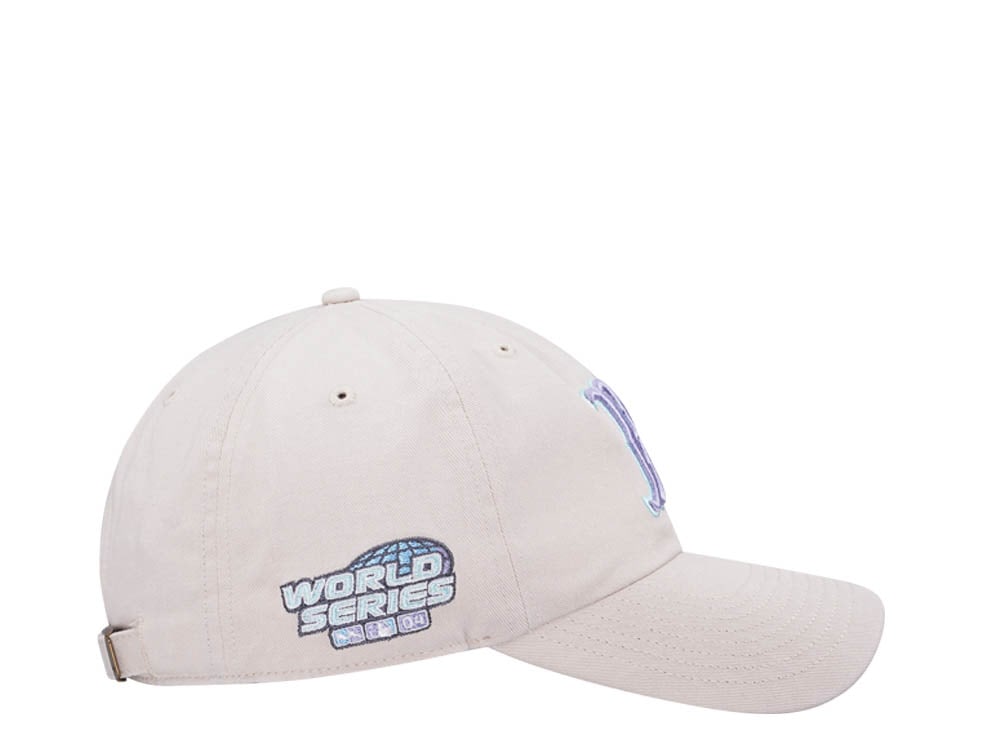 47Brand Boston Red Sox World Series 2004 Bone Double Under Clean Up Strapback Casquette