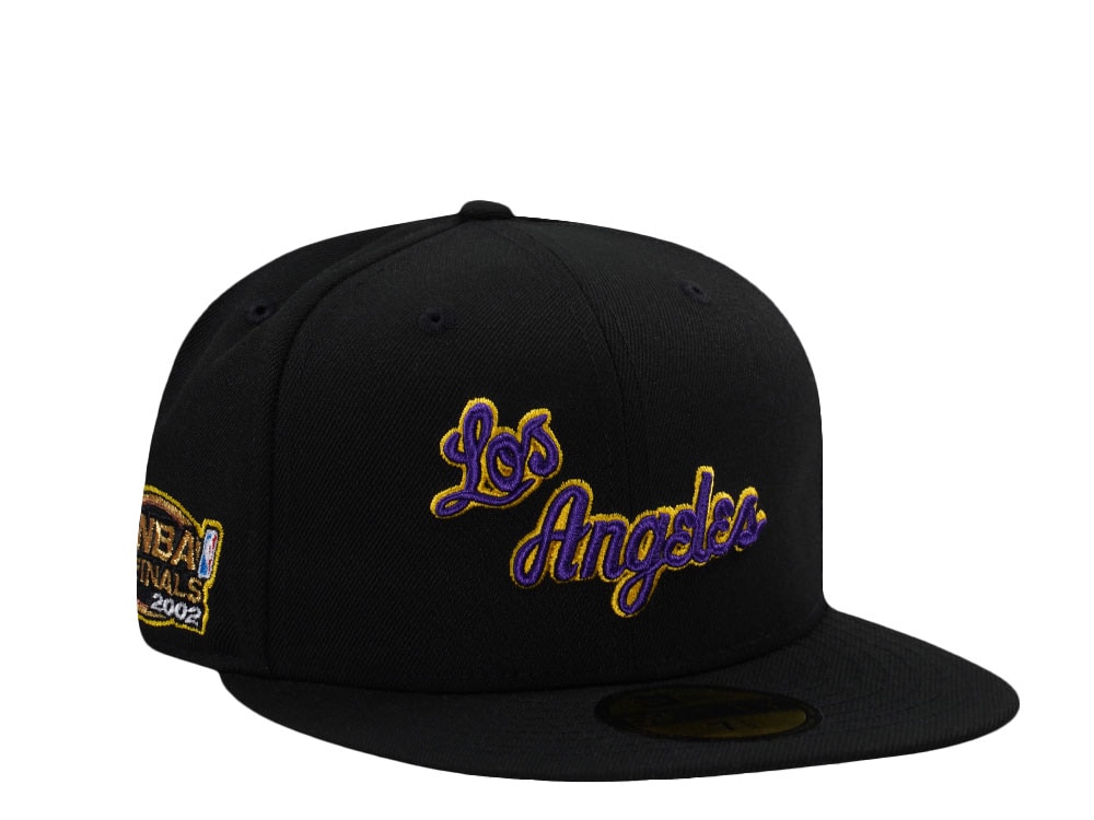 New Era Los Angeles Lakers NBA Finals 2002 Black Prime Edition 59Fifty Fitted Casquette