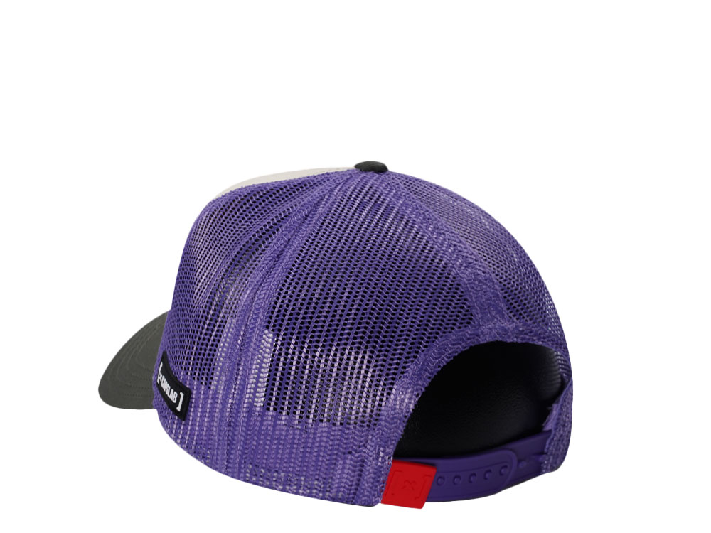 Capslab Kung Fu Panda Always Hungry Beige Trucker Snapback Casquette