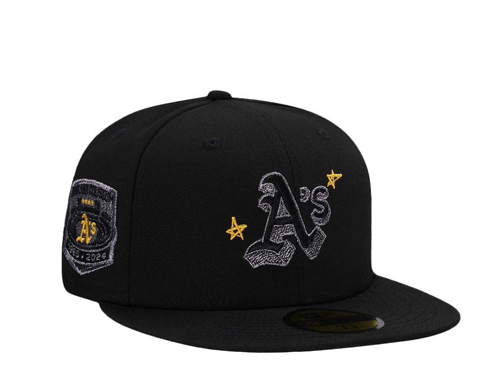 New Era Oakland Athletics Coliseum Stadium Star Black Prime Edition 59Fifty Fitted Casquette