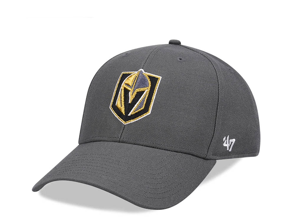 47Brand Vegas Golden Knights Charcoal Ballpark MVP Snapback Casquette