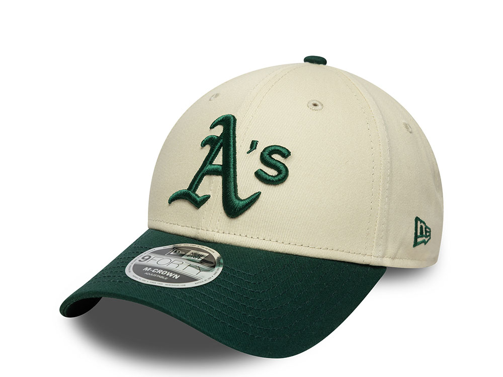 New Era Oakland Athletics Two Tone Edition 9Forty M Crown Snapback Casquette