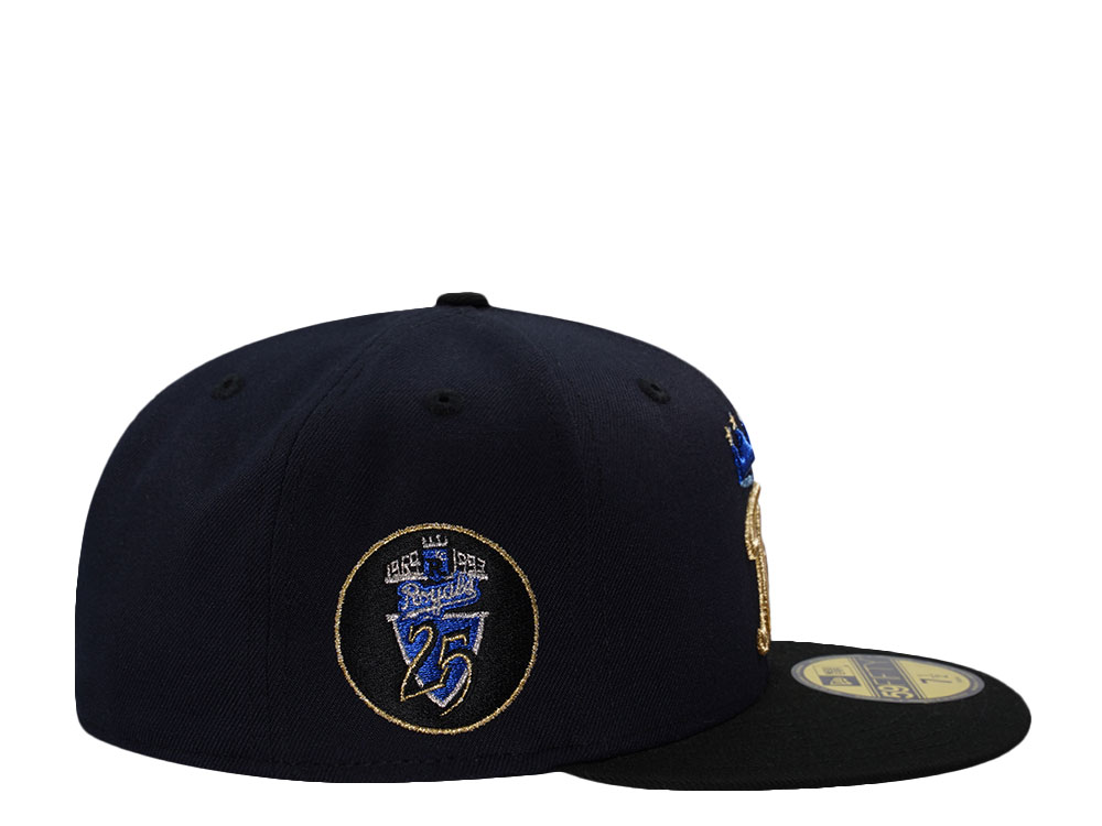 New Era Kansas City Royals 25th Anniversary Navy Two Tone Edition 59Fifty Fitted Casquette