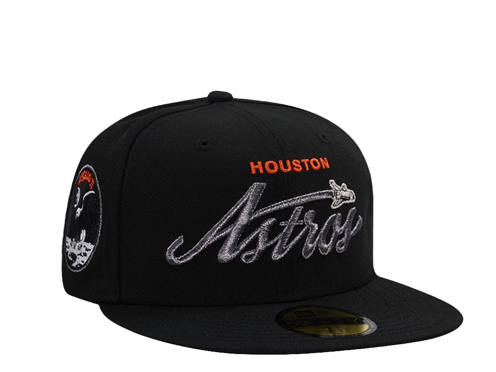New Era Houston Astros Apollo Black Prime Edition 59Fifty Fitted Casquette