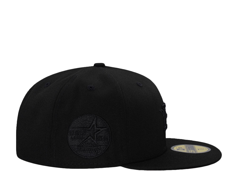New Era Houston Astros 35th Anniversary Blackout Red Edition 59Fifty Fitted Casquette