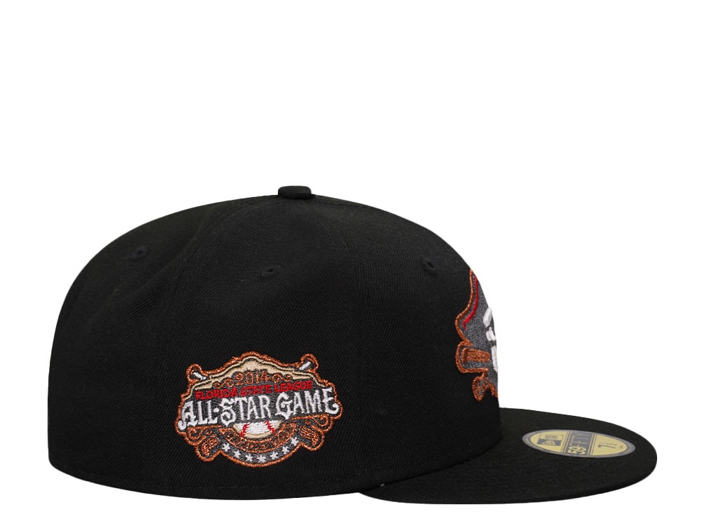 New Era Bradenton Marauders All Star Game 2014 Black Copper Edition 59Fifty Fitted Casquette