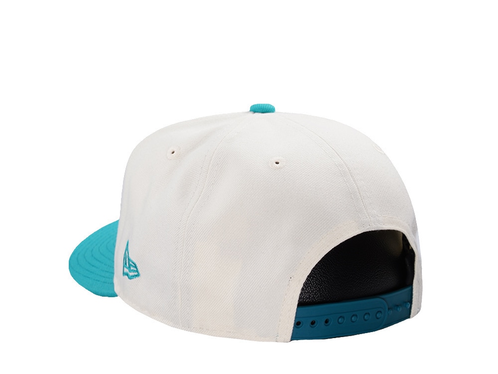 New Era Miami Dolphins 50th Anniversary Chrome Two Tone Edition 9Fifty A Frame Snapback Casquette
