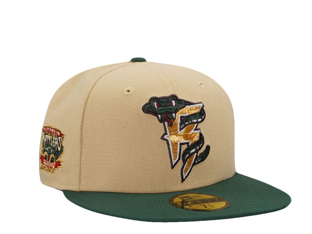 New Era Wisconsin Timber Rattlers 20 Seasons Vegas Gold Two Tone Edition 59Fifty Fitted Casquette
