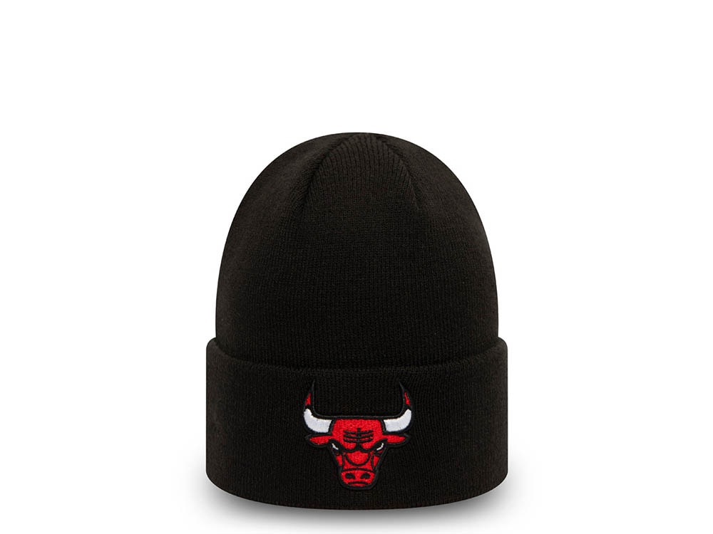 New Era Chicago Bulls Essential Cuff Beanie Black Chapeaux