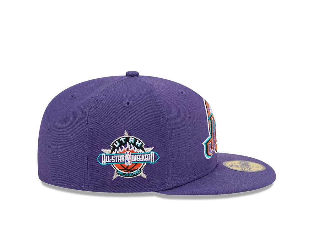 New Era Utah Jazz HWC All Star Weekend Purple 59Fifty Fitted Casquette