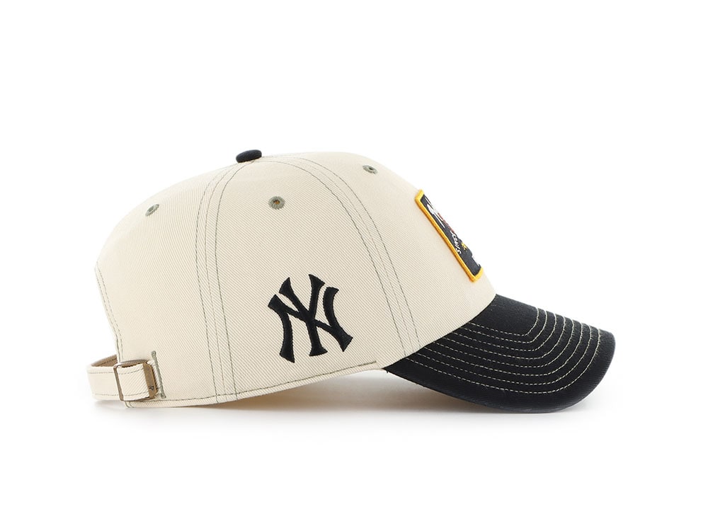 47 Brand New York Yankees Keepsake White Clean Up Strapback Casquette