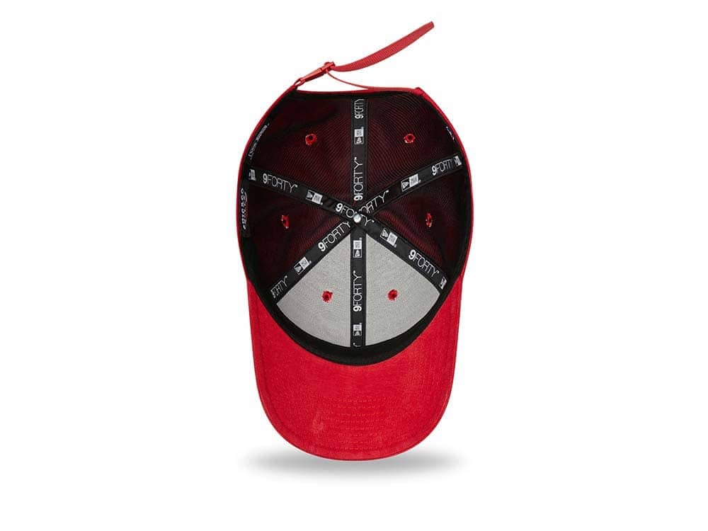 New Era Chicago Bulls Washed Pack Red Adjustable 9Forty Strapback Casquette