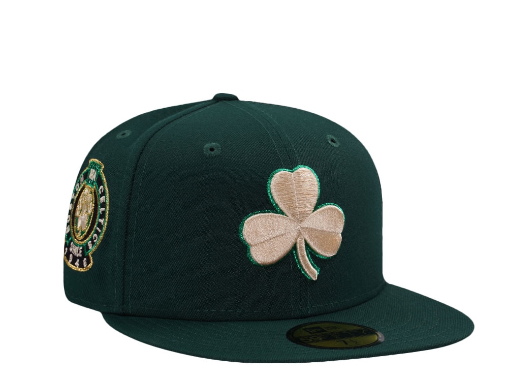 New Era Boston Celtics 80th Anniversary Dark Green Prime Edition 59Fifty Fitted Casquette