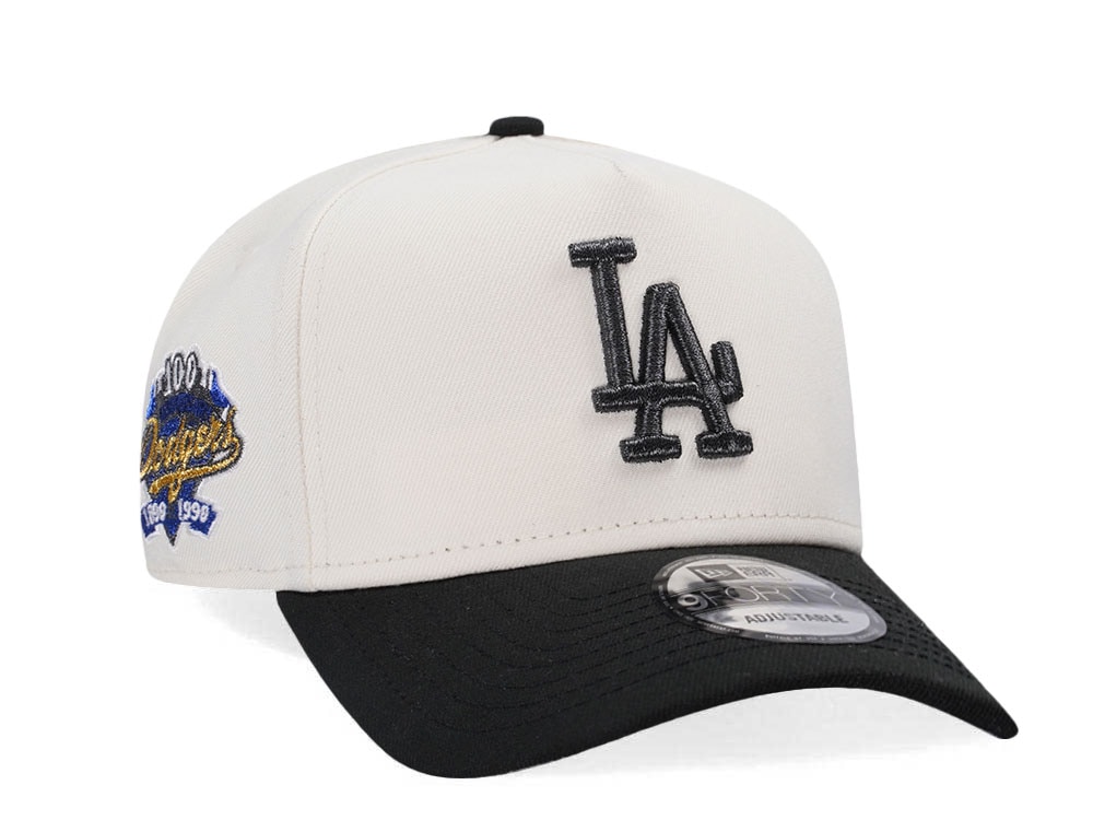 New Era Los Angeles Dodgers 100 Anniversary Chrome Two Tone Edition 9Forty A Frame Snapback Casquette