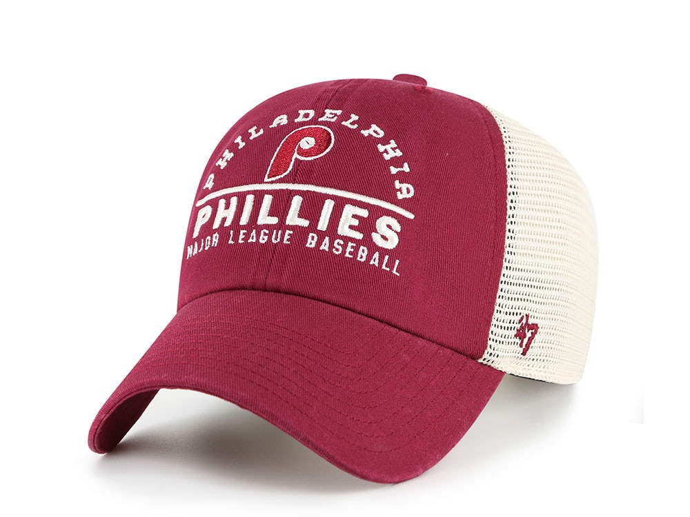 47 Brand Philadelphia Phillies Red Clean Up Trucker Snapback Casquette