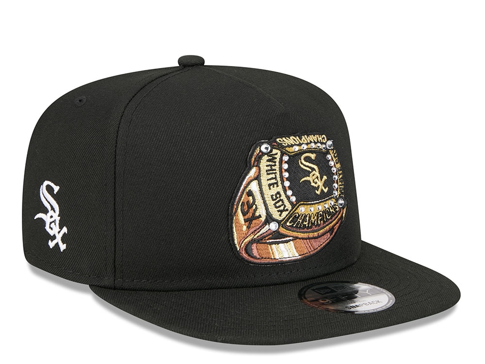 New Era Chicago White Sox Championship Ring Black Edition 9Fifty A Frame Snapback Casquette
