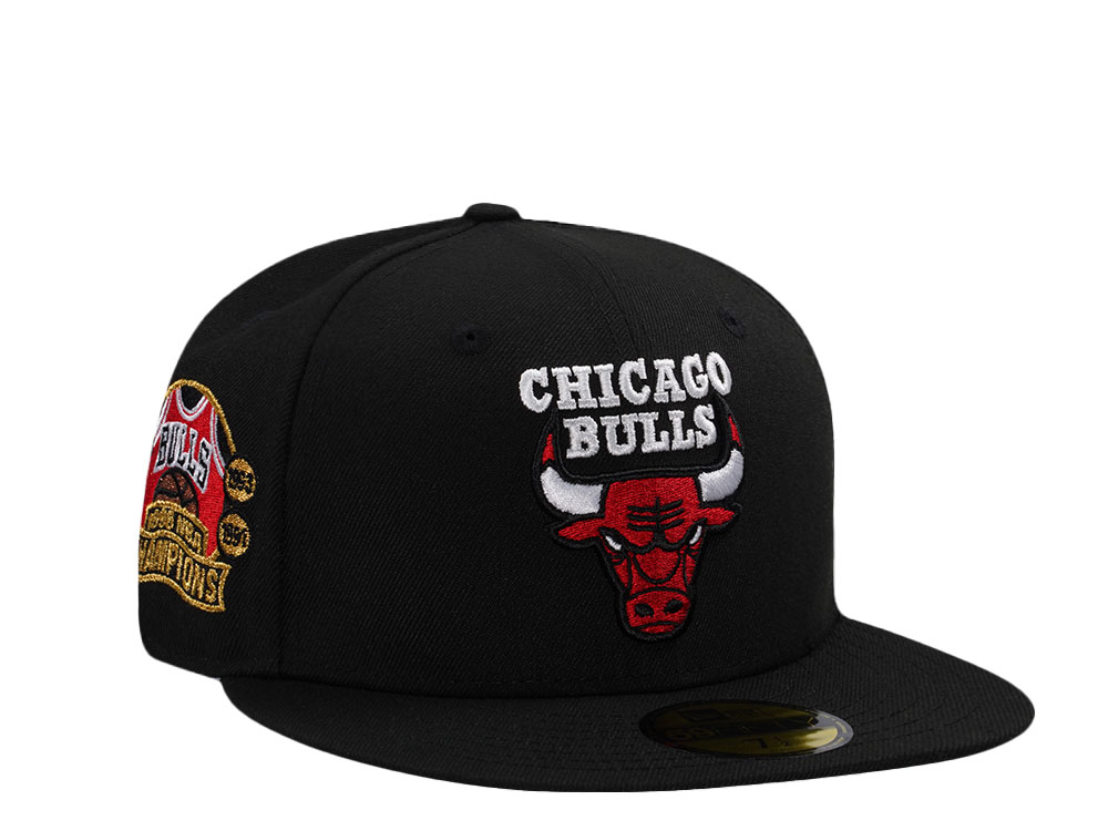 New Era Chicago Bulls NBA Champions 1996 Black Edition 59Fifty Fitted Casquette