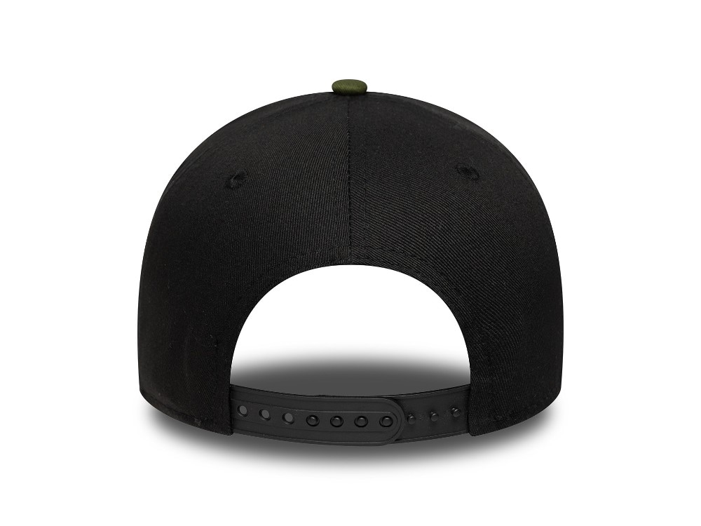 New Era Camo Patch Black 9Forty A Frame Snapback Casquette