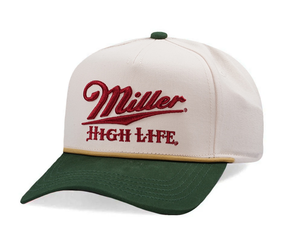 American Needle Miller High Life Scottie Ivory Edition Snapback Casquette