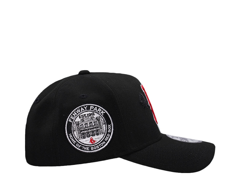 New Era Boston Red Sox Fenway Park Black Prime Edition 9Forty A Frame Snapback Casquette