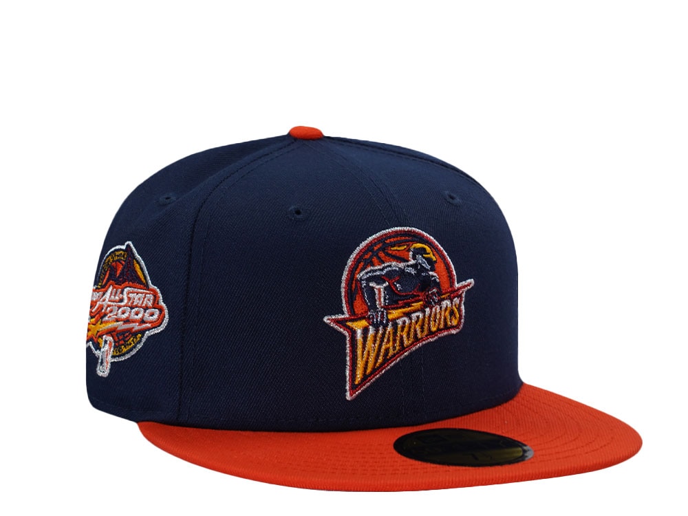 New Era Golden State Warriors All Star Game 2000 Ocean Blue Two Tone Edition 59Fifty Fitted Casquette