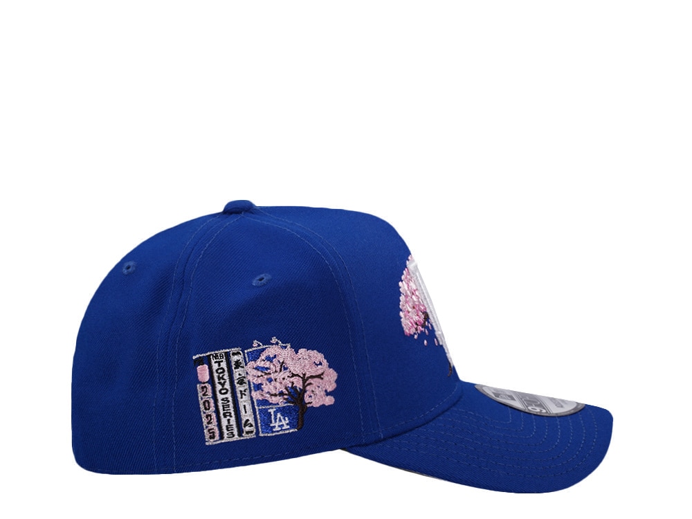 New Era Los Angeles Dodgers Tokyo Series 2025 Sakura Blue Prime Edition 9Forty A Frame Snapback Casquette