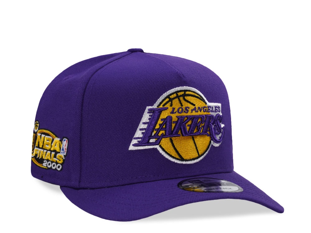 New Era Los Angeles Lakers NBA Finals 2000 Purple Prime Edition 9Fifty A Frame Snapback Casquette