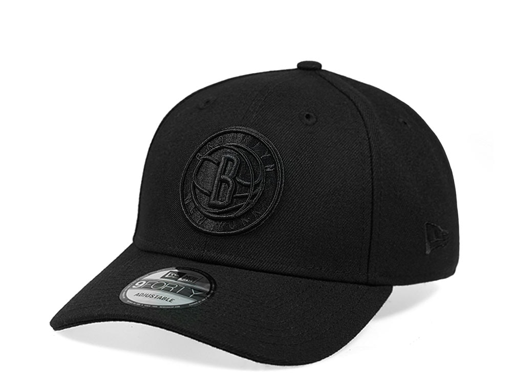 New Era Brooklyn Nets All Black Edition 9Forty Snapback Casquette