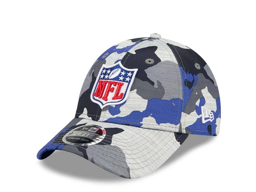 New Era NFL Logo NFL Training Camp 22 Camo 9Forty Stretch Snapback Casquette