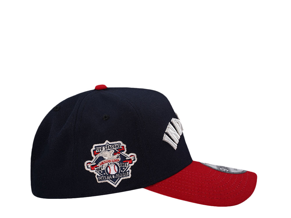 New Era Cleveland Indians American League Two Tone Edition 9Forty A Frame Snapback Casquette