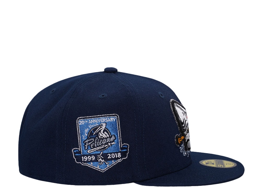 New Era Myrtle Beach Pelicans 20th Anniversary Metallic Edition 59Fifty Fitted Casquette