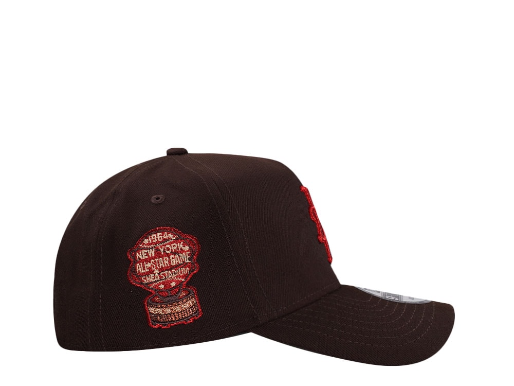 New Era New York Mets All Star Game 1964 Brown Burnt Metallic Edition 9Forty Snapback Casquette