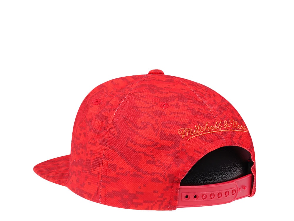 Mitchell & Ness Miami Heat NBA Team Digi Camo Hardwood Classic Snapback Casquette